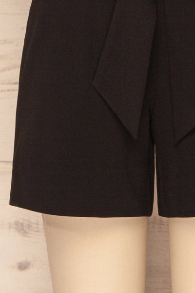 Lysekil Black Shorts w/ Pockets | La petite garçonne bottom