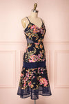 Lyzelle Navy Floral Lace Dress | Robe d'été | Boutique 1861 side view