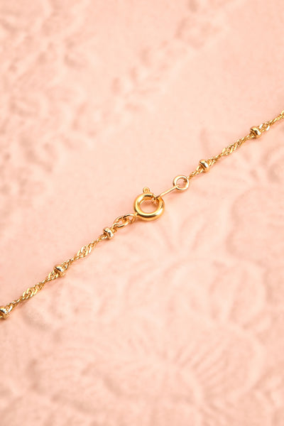 Mae West Rose Dainty Golden Floral Pendant Necklace | Boutique 1861 5