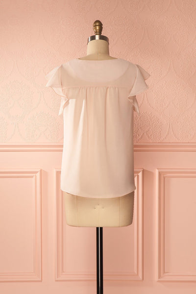 Maguelone Light Pink Ruffles Sleeves Top | Boutique 1861 5