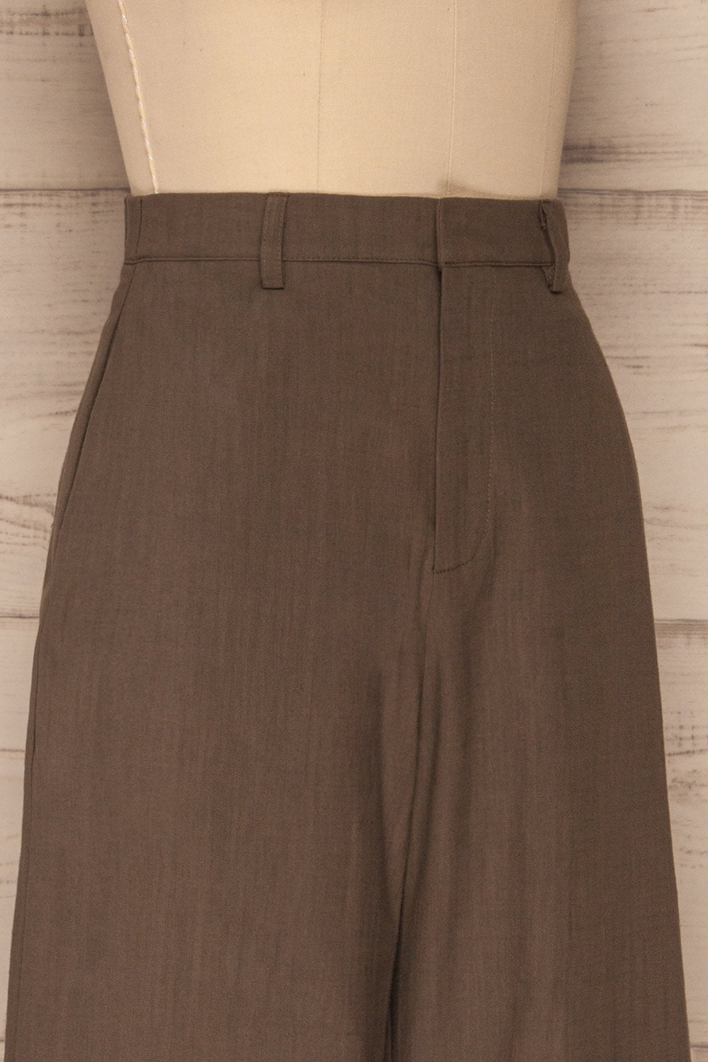 Maguez Grass Khaki Wide Leg Pants | La Petite Garçonne