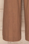 Maguez Sand Brown Wide Leg Pants | La Petite Garçonne