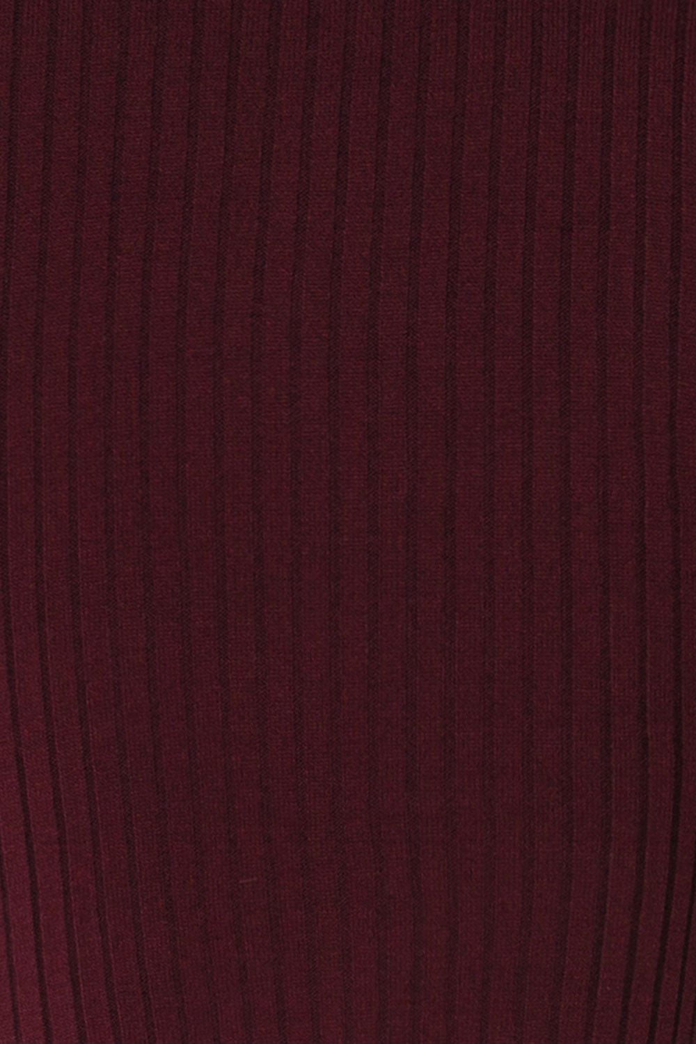 Mainz Wine Long Sleeve Turtleneck Bodysuit | La petite garçonne fabric 