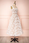 Makamea White & Beige Lace A-Line Bridal Dress | Boudoir 1861