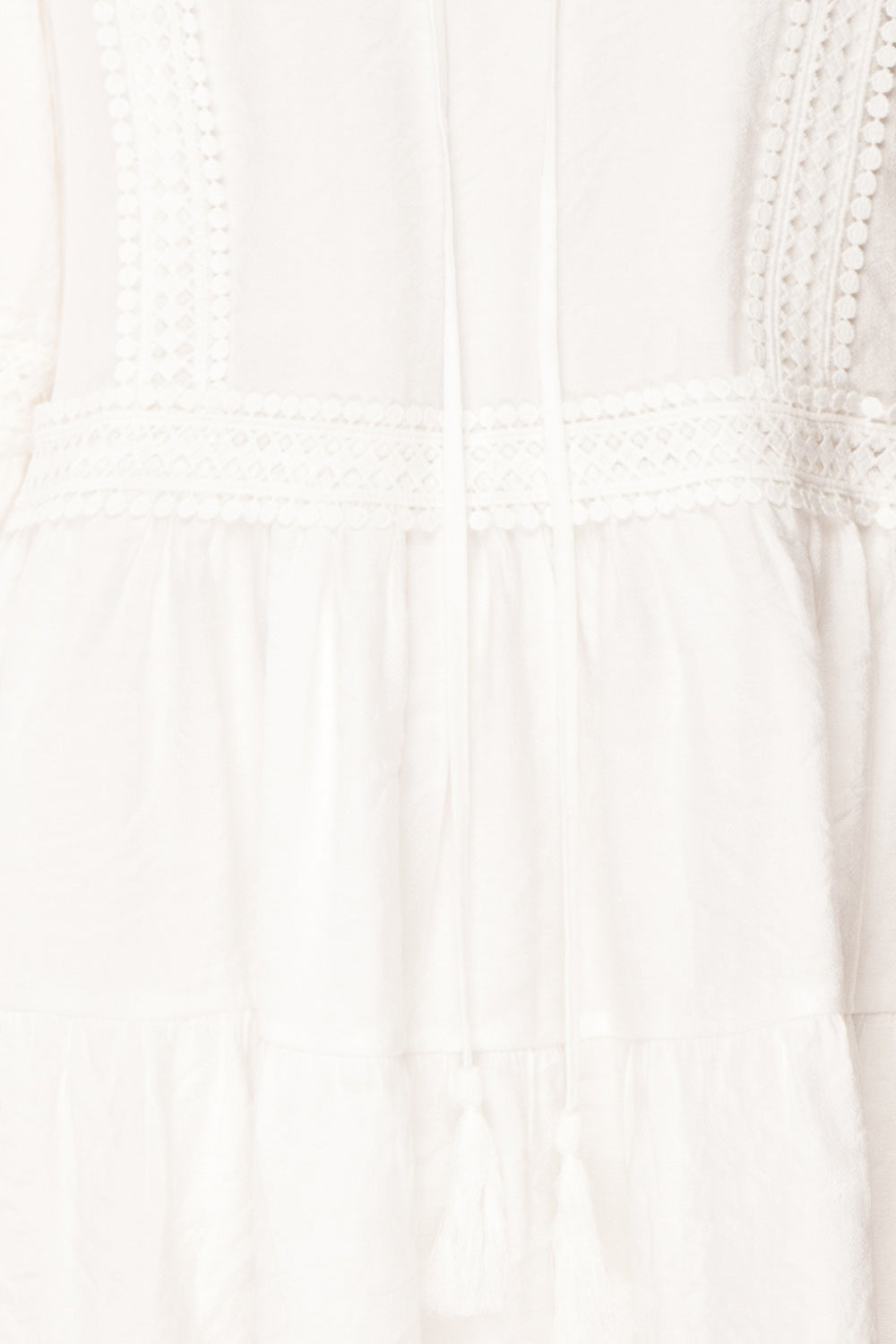 Makanui White Tunic Dress with Bell Sleeves | Boutique 1861