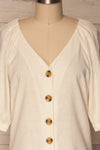 Malhao Ivory Short Sleeved Buttoned Top | La Petite Garçonne 2