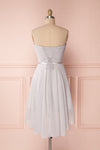 Maliha Grey | Bustier Prom Dress