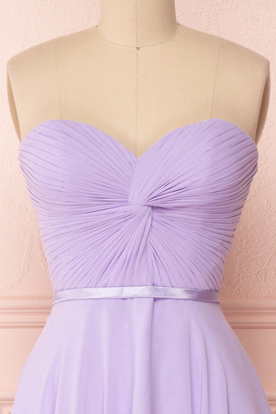 Maliha Lilac Bustier A-Line Prom & Bridesmaid Dress | Boudoir 1861 2
