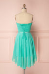 Maliha Mint Green Bustier A-Line Prom Dress | Boudoir 1861