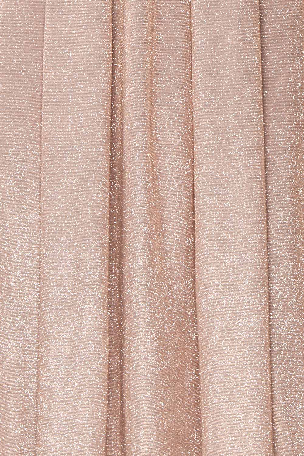 Malorie Dusty Pink Voluminous Maxi Dress | Boutique 1861 fabric details 