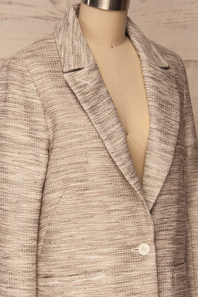Malpaises | Grey & White Topcoat