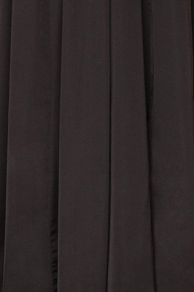 Mana Black Maxi Dress w/ Sequins | Boutique 1861 fabric