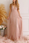 Margarida Polkadot Maxi Tulle Dress | Boutique 1861 o model