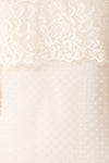 Mariasole Cream See-Through Top w/ Cami | Boutique 1861 fabric