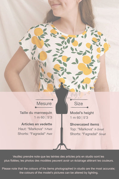 Markova White Lemon Print T-Shirt | La petite garçonne template