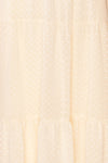 Marlena Cream Maxi Chiffon Pattern Gypsy Skirt fabric | Boudoir 1861