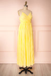 Marly Sun Yellow Sleeveless A-Line Dress | Boutique 1861 side view