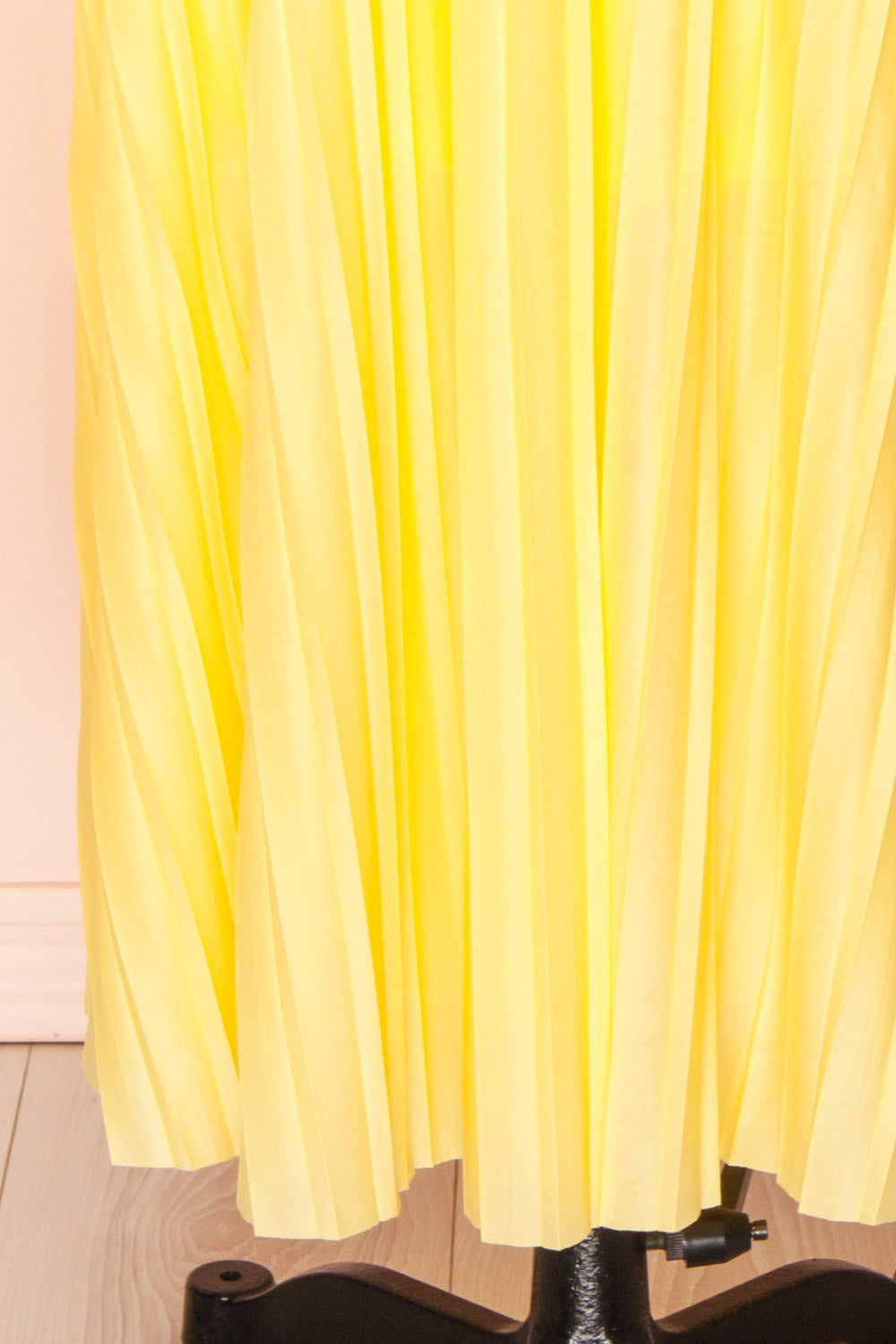 Marly Sun Yellow Sleeveless A-Line Dress | Boutique 1861 bottom 