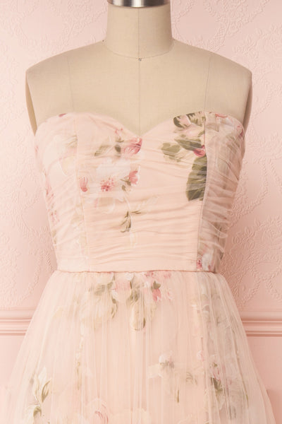 Marylou Blush | Pink Floral Gown