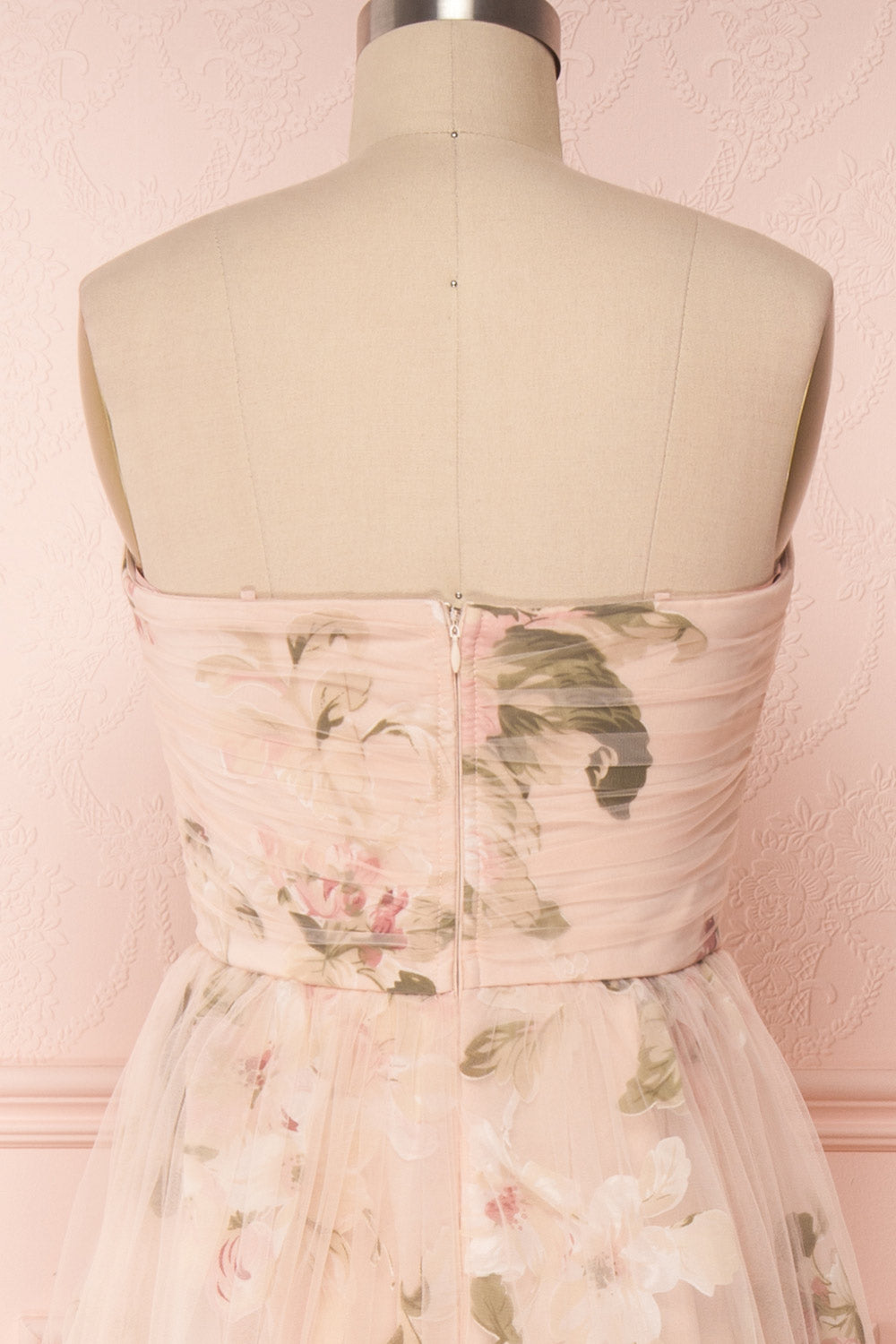 Marylou Blush | Robe Rose Fleurie