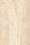 Maszewo White Embroidered Pattern Blouse | La petite garçonne fabric