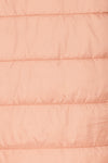 Matviy Day Pink Quilted Coat with Hood | La Petite Garçonne fabric detail back