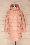 Matviy Day Pink Quilted Coat with Hood | La Petite Garçonne