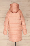 Matviy Day Pink Quilted Coat with Hood | La Petite Garçonne back view