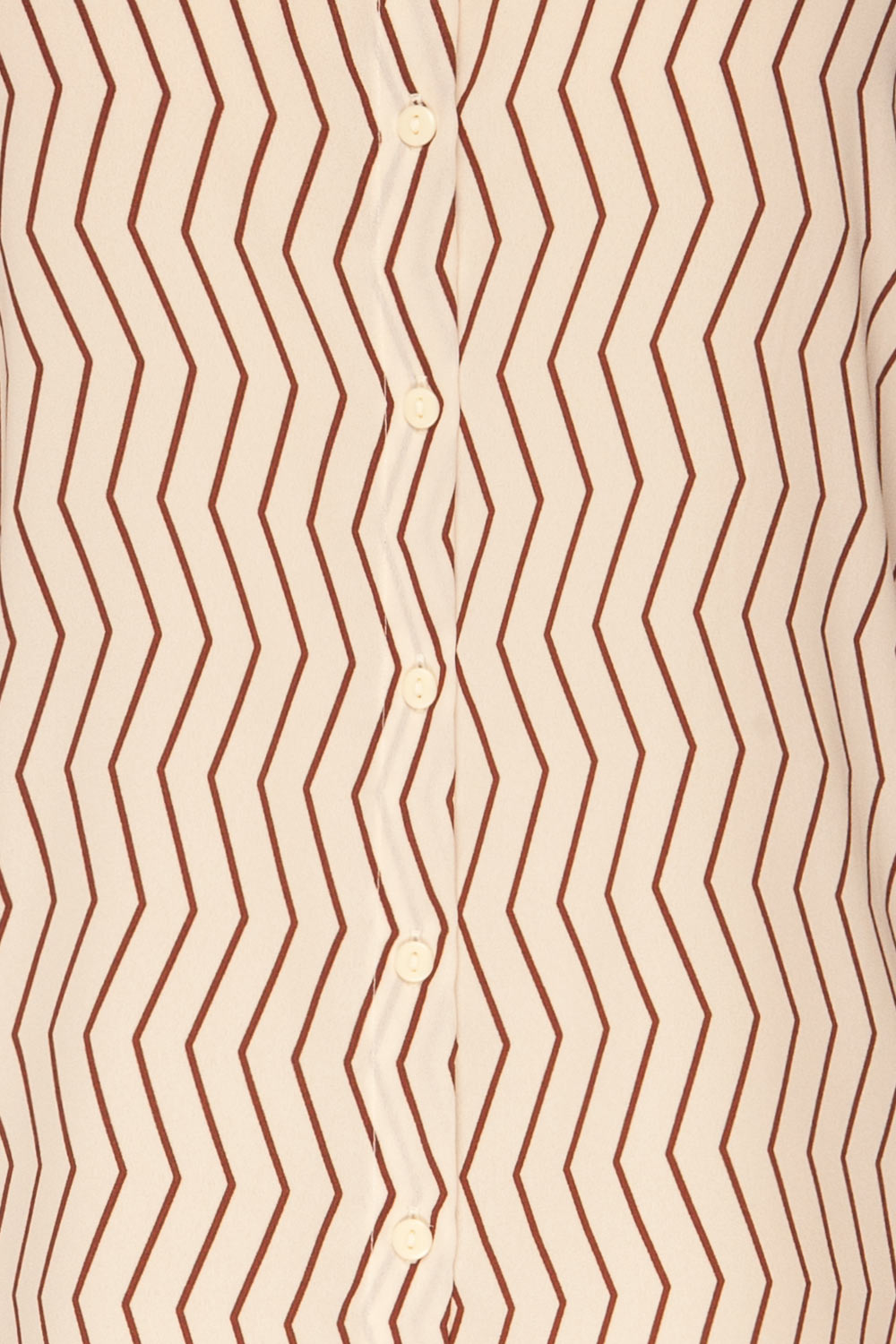 Mayence Striped Geometrical Button-Up Blouse | Boutique 1861 fabric detail 