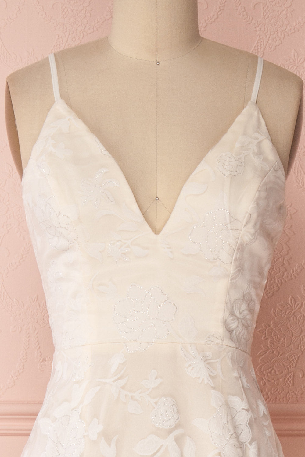Maylee Cream & White Floral Bridal Gown | Boudoir 1861
