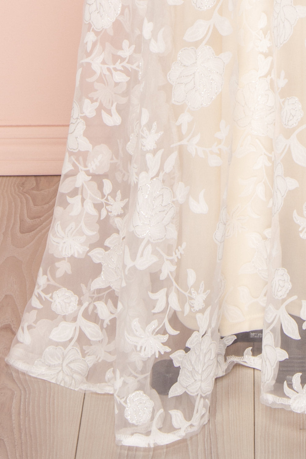 Maylee Cream & White Floral Bridal Gown | Boudoir 1861