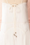Meagan White Embroidered Sleeveless Maxi Dress | Boudoir 1861