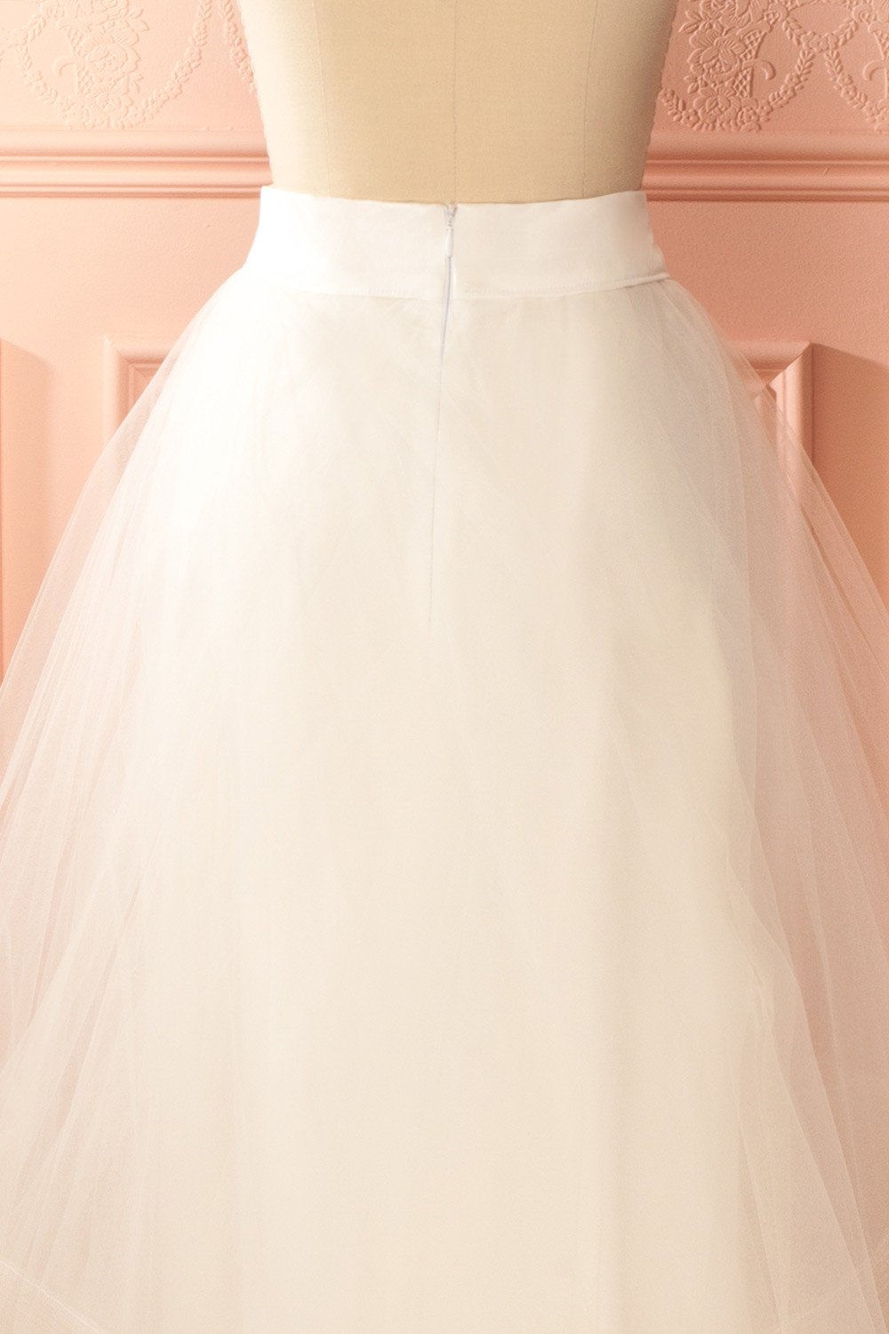 Meena White Tulle Maxi Bridal Skirt | Boudoir 1861 6