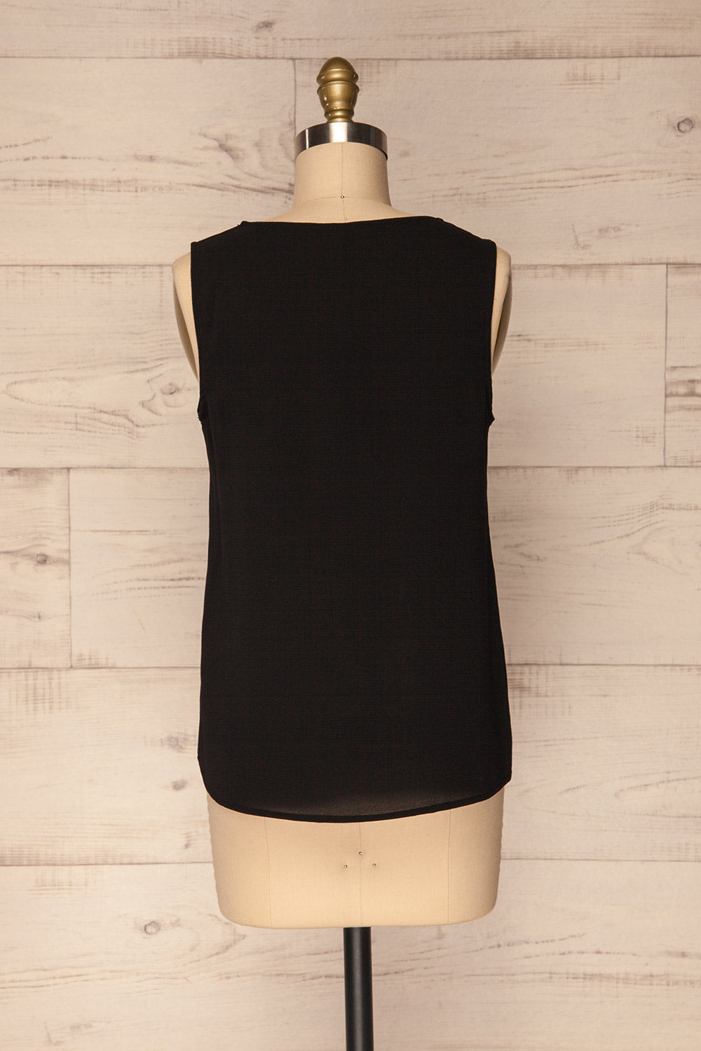 Melissia Black V-Neck Camisole | La Petite Garçonne 5