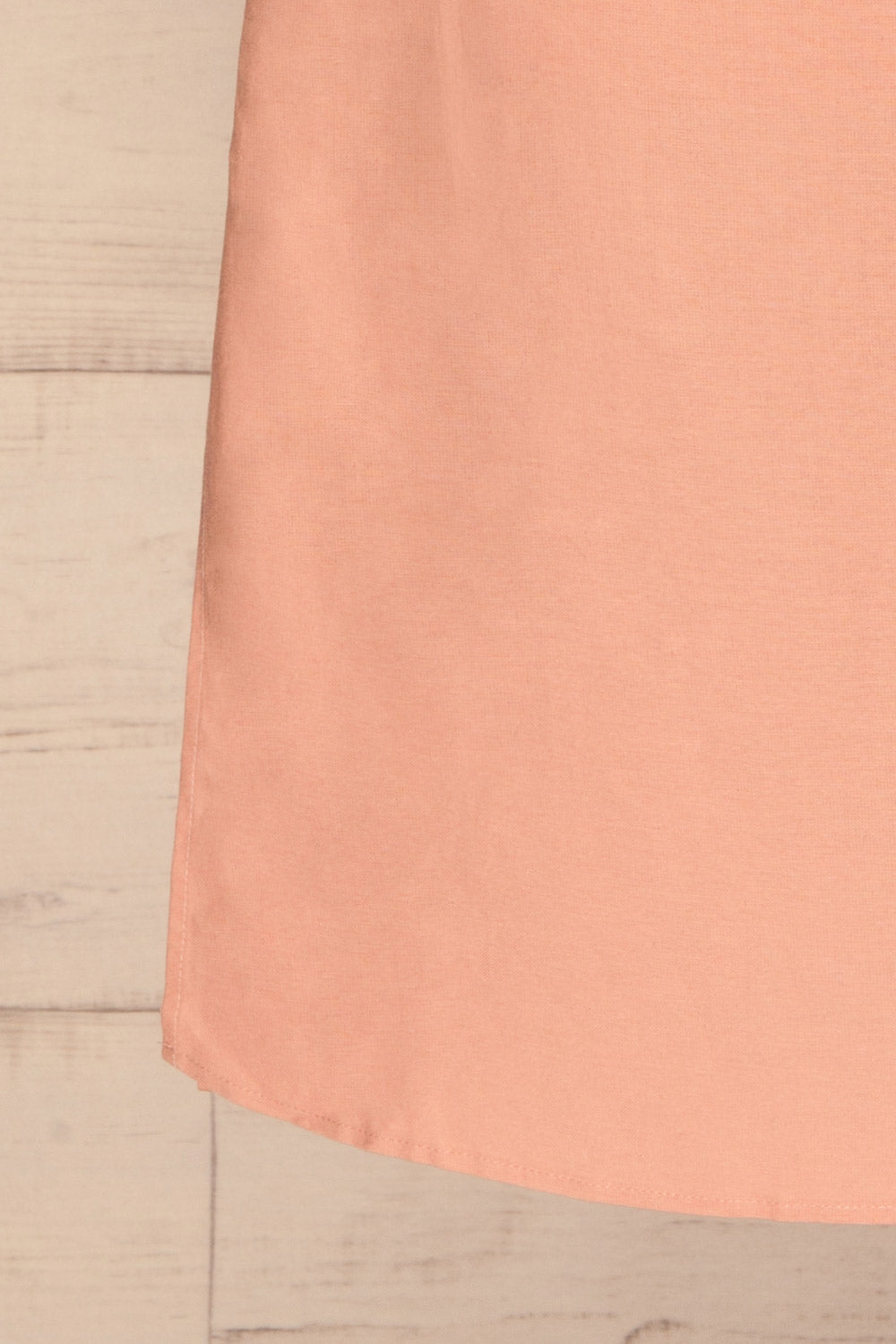 Melliena Peach Midi Dress w/ Side Slits | La petite garçonne