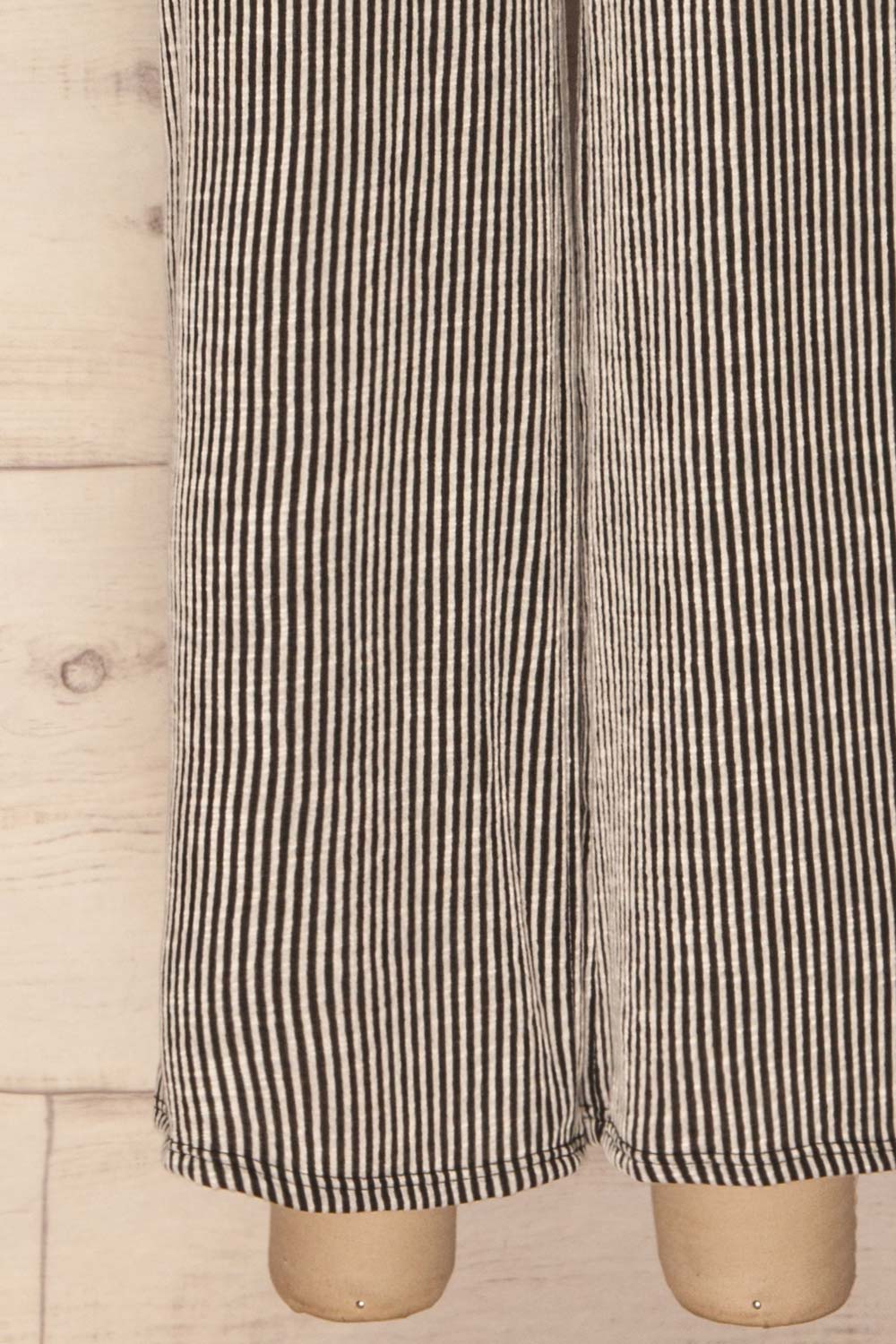 Mellier Black & White Striped Wide Leg Pants | La Petite Garçonne