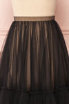 Mendoza Black Tulle Circle Skirt with Taupe Lining | Boutique 1861 3