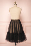 Mendoza Black Tulle Circle Skirt with Taupe Lining | Boutique 1861 6