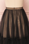 Mendoza Black Tulle Circle Skirt with Taupe Lining | Boutique 1861 7