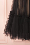 Mendoza Black Tulle Circle Skirt with Taupe Lining | Boutique 1861 2