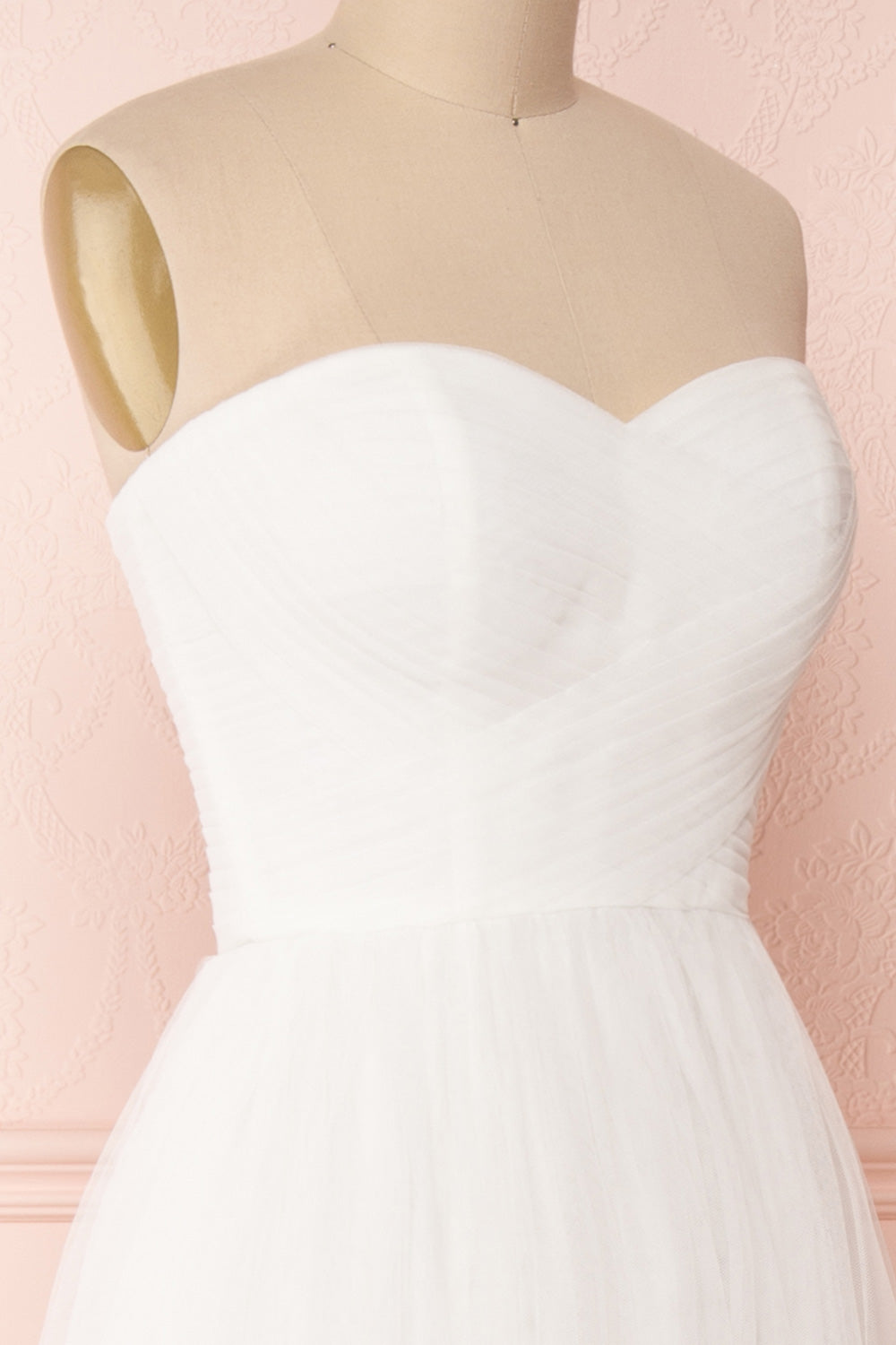 Meole Neige | Robe Bustier en Tulle