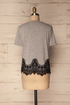 Mespelare Grey & Black T-Shirt with Lace | La Petite Garçonne 5