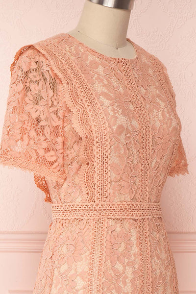 Meteniti | Pink Lace Dress
