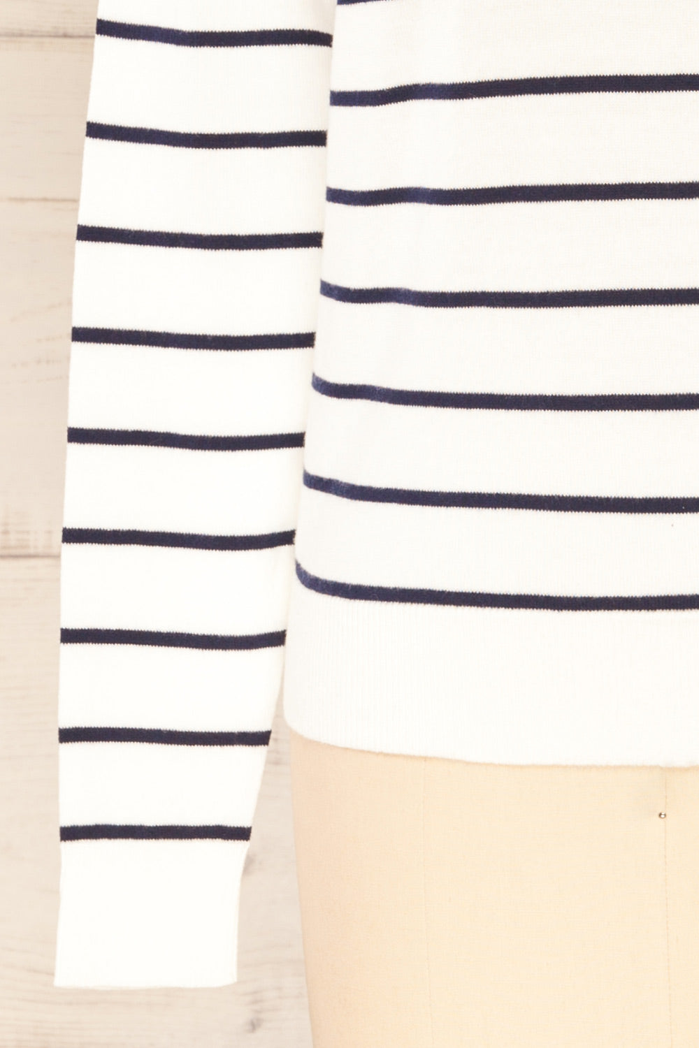 Middlesbrough Striped Long Sleeve Top | La petite garçonne  bottom 