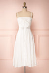 Mikolajki White Lace A-Line Midi Dress front view | Boutique 1861