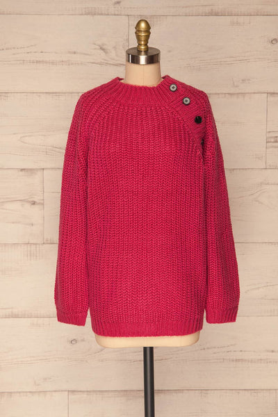 Mikolow Long Knitted Sweater | La petite garçonne front view