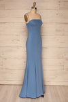 Milena Blue Mermaid Gown | Robe side view | La Petite Garçonne Chpt. 2