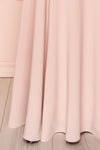 Milena Blush Light Pink Mermaid Maxi Dress | Boudoir 1861 bottom