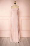 Milena Blush Light Pink Mermaid Maxi Dress | Boudoir 1861