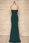 Milena Green Mermaid Gown | Robe back view | La Petite Garçonne Chpt. 2